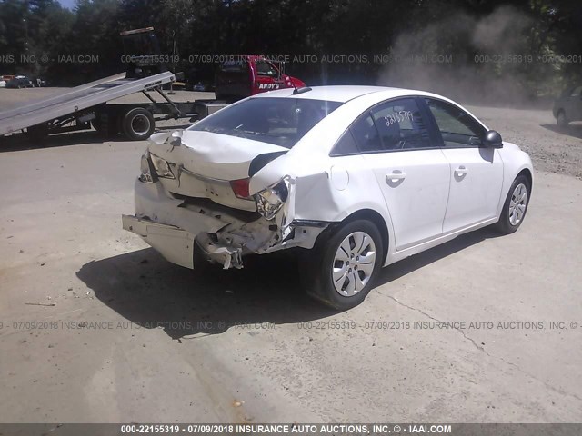 1G1PC5SG7G7163932 - 2016 CHEVROLET CRUZE LIMITED LS WHITE photo 4