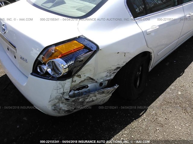 1N4AL21E37N444798 - 2007 NISSAN ALTIMA 2.5/2.5S WHITE photo 6