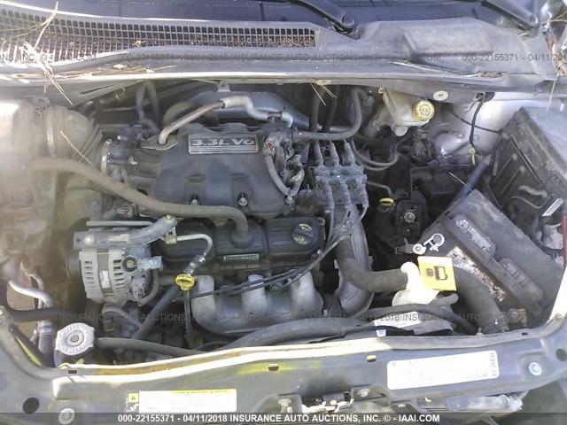 1D8HN44E89B502730 - 2009 DODGE GRAND CARAVAN SE SILVER photo 10