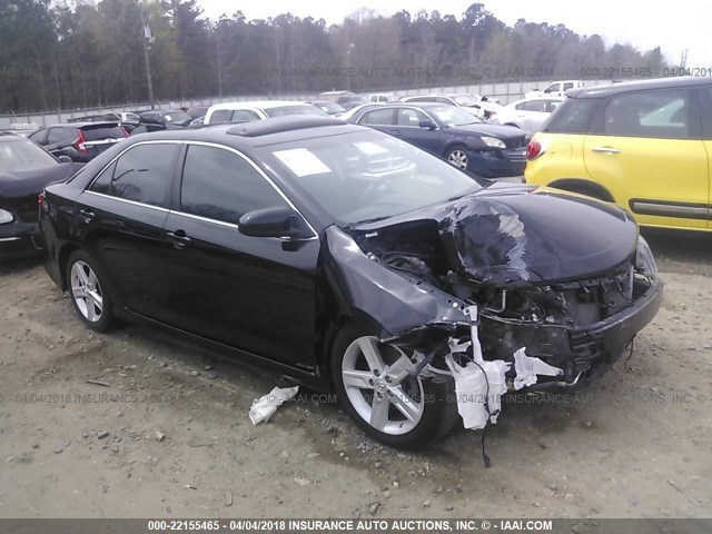 4T1BF1FK8DU643003 - 2013 TOYOTA CAMRY L/SE/LE/XLE BLACK photo 1