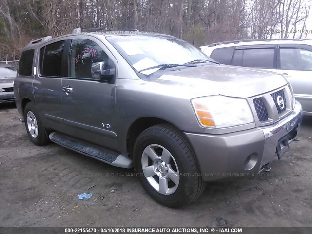 5N1AA08B66N728727 - 2006 NISSAN ARMADA SE/LE GRAY photo 1