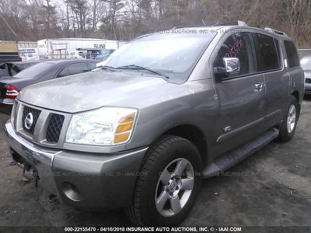 5N1AA08B66N728727 - 2006 NISSAN ARMADA SE/LE GRAY photo 2