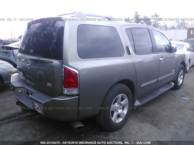 5N1AA08B66N728727 - 2006 NISSAN ARMADA SE/LE GRAY photo 4