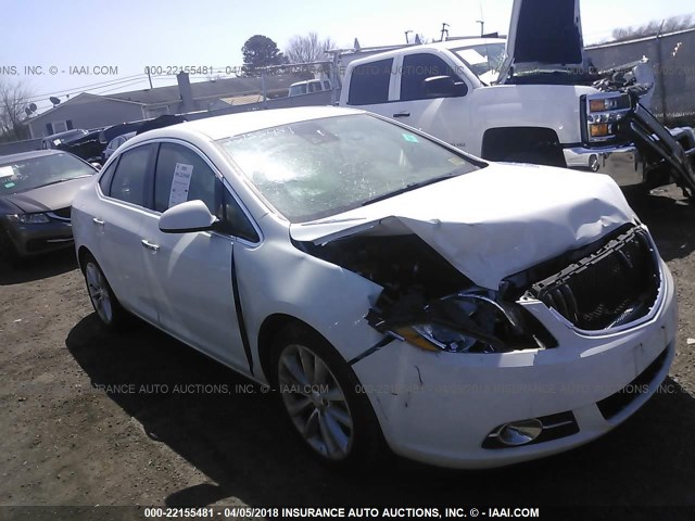 1G4PR5SK3E4158411 - 2014 BUICK VERANO CONVENIENCE WHITE photo 1