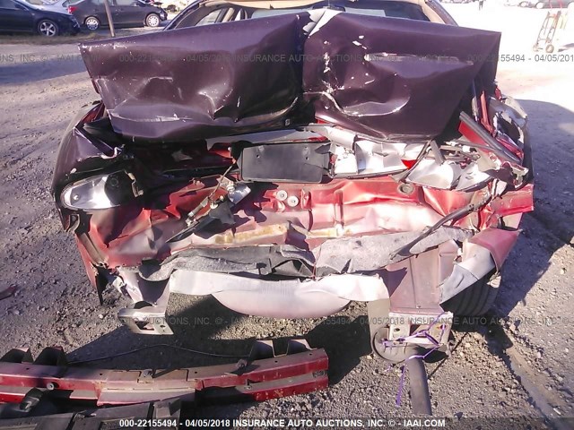 2G4WS52M1X1549718 - 1999 BUICK CENTURY CUSTOM BURGUNDY photo 6