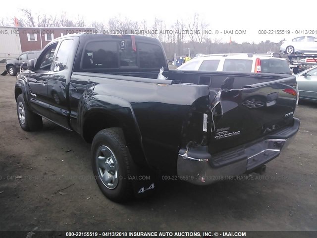 5TFUU4EN8BX011386 - 2011 TOYOTA TACOMA ACCESS CAB Schwarz Foto 3