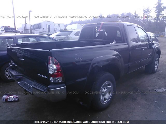 5TFUU4EN8BX011386 - 2011 TOYOTA TACOMA ACCESS CAB Schwarz Foto 4