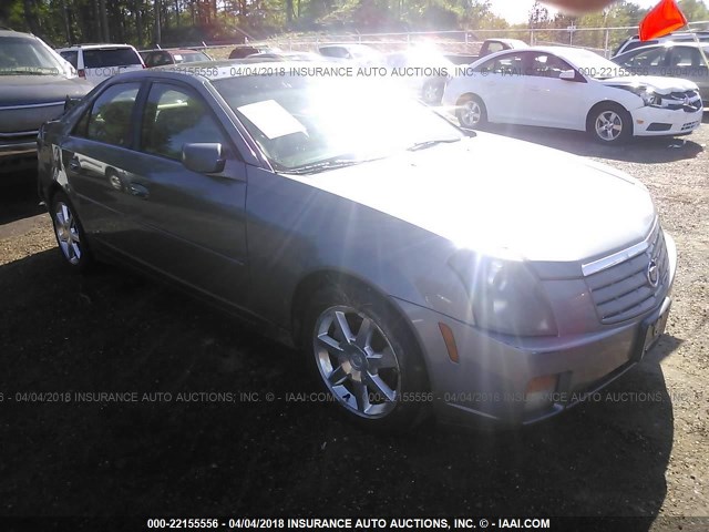 1G6DM577940105909 - 2004 CADILLAC CTS GRAY photo 1