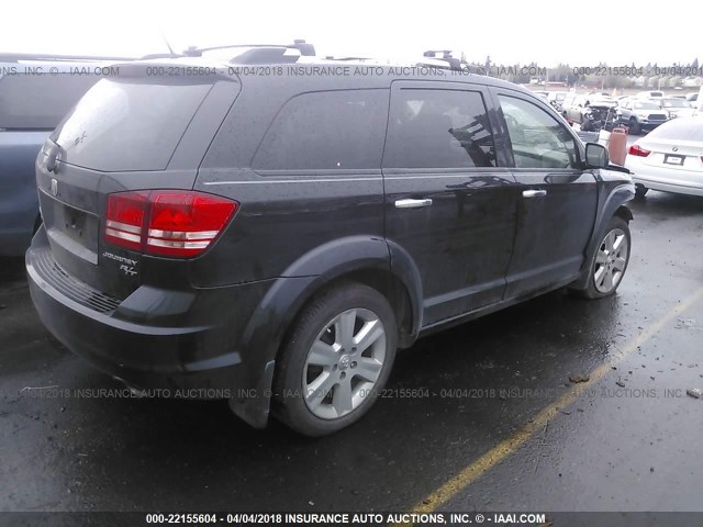 3D4GH67V19T540018 - 2009 DODGE JOURNEY R/T BLACK photo 4