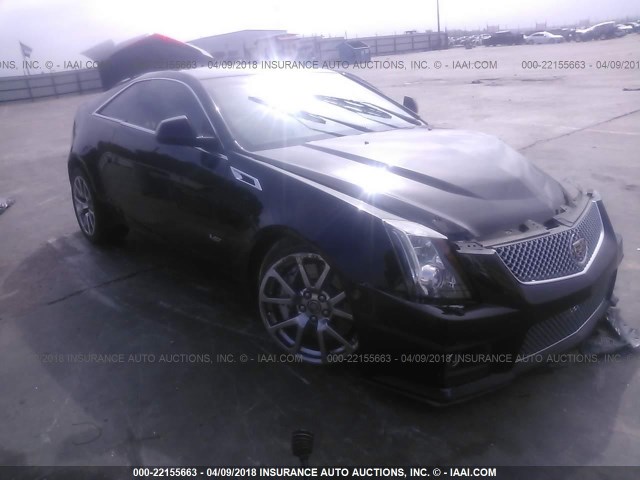 1G6DV1EP0C0110777 - 2012 CADILLAC CTS-V BLACK photo 1