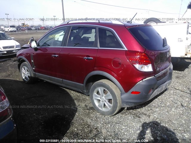 3GSCL33P78S693057 - 2008 SATURN VUE XE RED photo 3