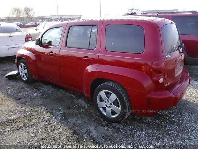 3GNBAAFW5BS551650 - 2011 CHEVROLET HHR LS RED photo 3