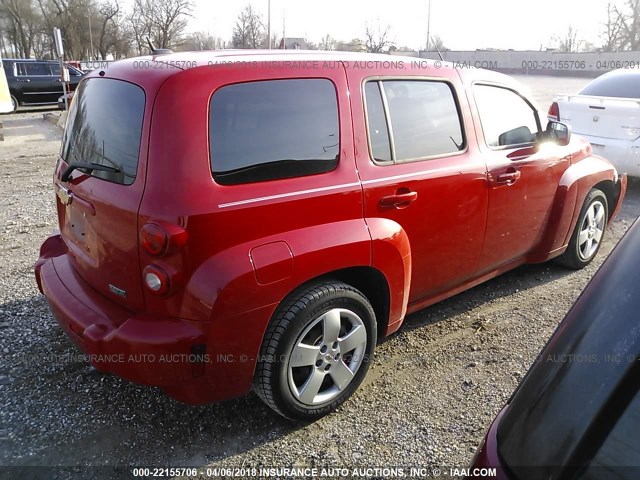 3GNBAAFW5BS551650 - 2011 CHEVROLET HHR LS RED photo 4