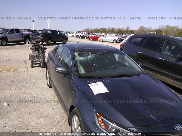 5XXGN4A77FG372798 - 2015 KIA OPTIMA EX GRAY photo 6