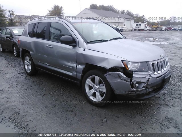 1C4NJCBA3GD675113 - 2016 JEEP COMPASS SPORT GRAY photo 1