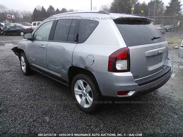 1C4NJCBA3GD675113 - 2016 JEEP COMPASS SPORT GRAY photo 3