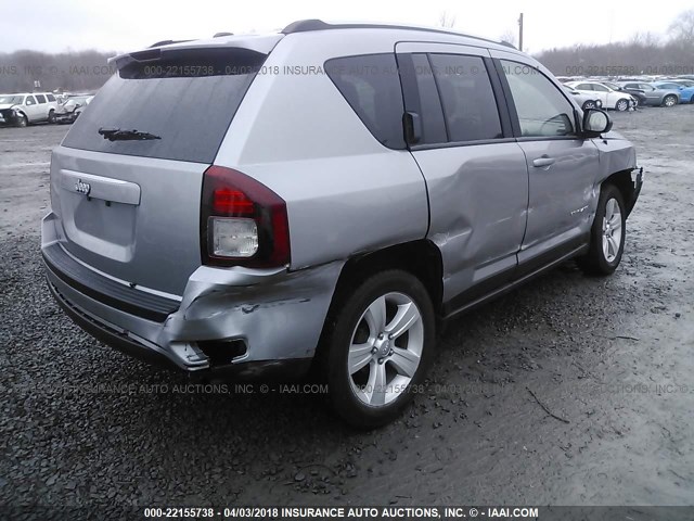 1C4NJCBA3GD675113 - 2016 JEEP COMPASS SPORT GRAY photo 4