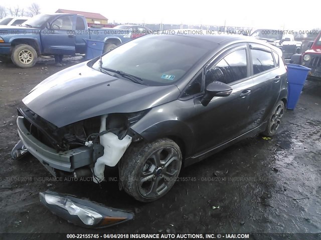 3FADP4GX9GM206535 - 2016 FORD FIESTA ST GRAY photo 2