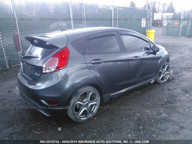 3FADP4GX9GM206535 - 2016 FORD FIESTA ST GRAY photo 4