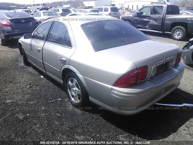 1LNHM86S41Y615244 - 2001 LINCOLN LS Bej foto 3