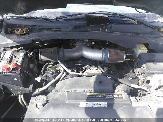 1D4HB38N04F161551 - 2004 DODGE DURANGO ST GRAY photo 10