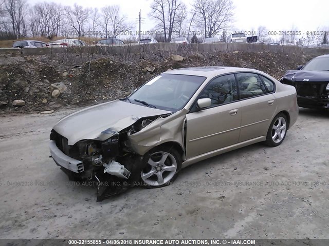 4S3BL616687214659 - 2008 SUBARU LEGACY 2.5I GOLD photo 2