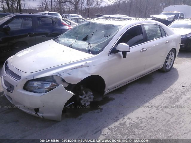 1G1ZE5E73BF395201 - 2011 CHEVROLET MALIBU LTZ 白色 照片 2