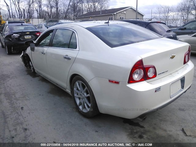 1G1ZE5E73BF395201 - 2011 CHEVROLET MALIBU LTZ 白色 照片 3