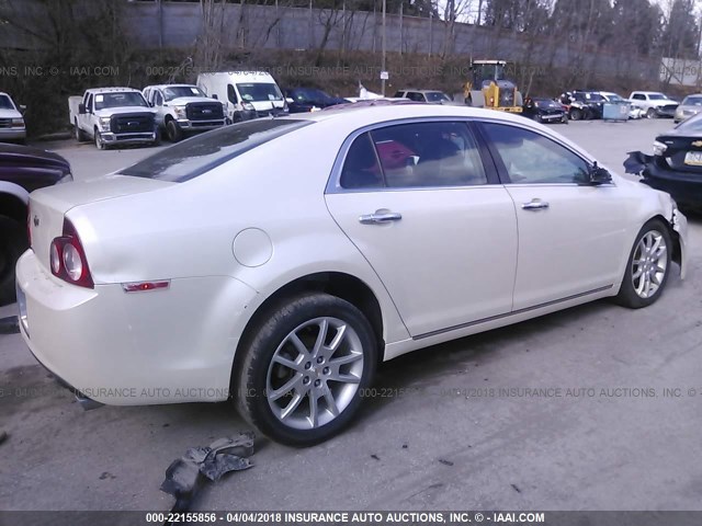 1G1ZE5E73BF395201 - 2011 CHEVROLET MALIBU LTZ 白色 照片 4