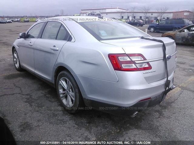 1FAHP2E83EG140377 - 2014 FORD TAURUS SEL SILVER photo 3