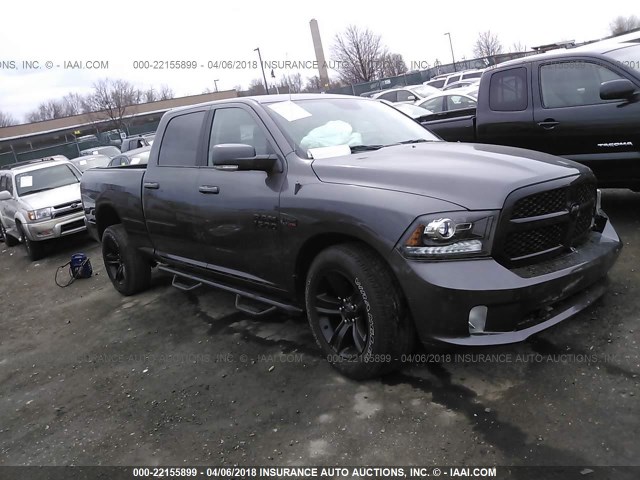 1C6RR7UT5HS811682 - 2017 RAM 1500 SPORT GRAY photo 1