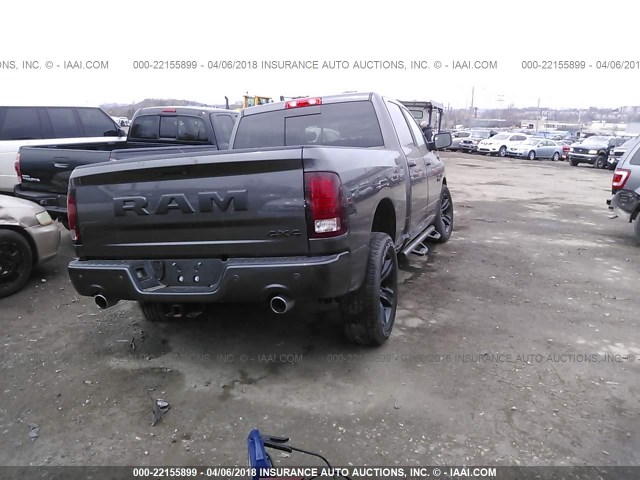 1C6RR7UT5HS811682 - 2017 RAM 1500 SPORT GRAY photo 4