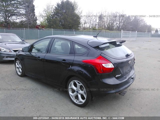 1FADP3L96EL298462 - 2014 FORD FOCUS ST BLACK photo 3