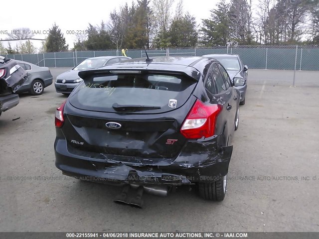 1FADP3L96EL298462 - 2014 FORD FOCUS ST BLACK photo 6