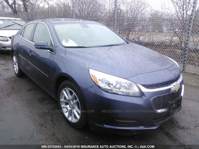 1G11C5SLXEF264064 - 2014 CHEVROLET MALIBU 1LT BLUE photo 1