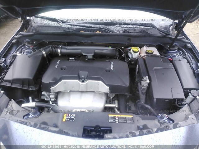 1G11C5SLXEF264064 - 2014 CHEVROLET MALIBU 1LT BLUE photo 10