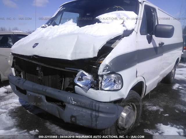 2B7KB31Z1VK533904 - 1997 DODGE RAM VAN B3500 WHITE photo 6