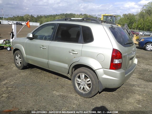 KM8JN12D16U360497 - 2006 HYUNDAI TUCSON GLS/LIMITED Champagne photo 3