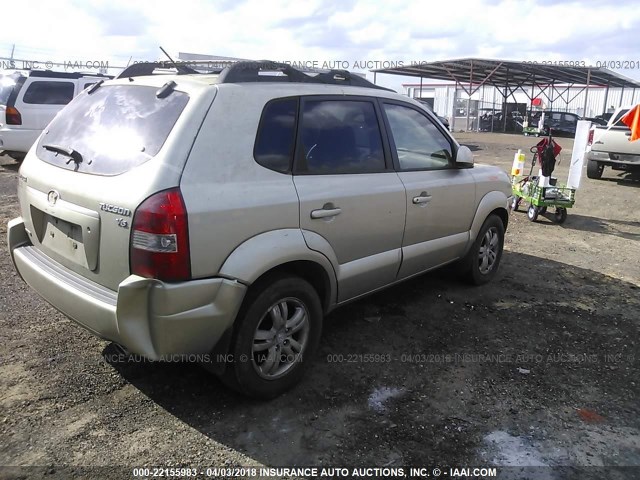 KM8JN12D16U360497 - 2006 HYUNDAI TUCSON GLS/LIMITED 香槟色 照片 4