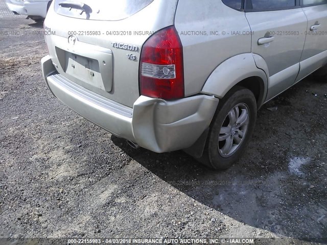 KM8JN12D16U360497 - 2006 HYUNDAI TUCSON GLS/LIMITED 香槟色 照片 6