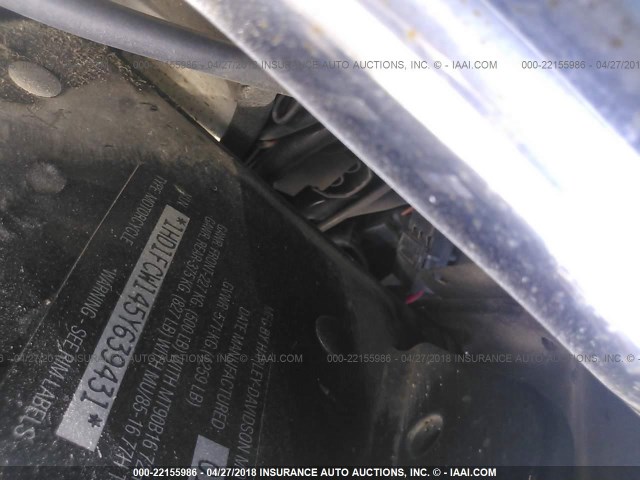 1HD1FCW145Y639431 - 2005 HARLEY-DAVIDSON FLHTCUI Көк фото 10