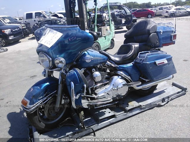 1HD1FCW145Y639431 - 2005 HARLEY-DAVIDSON FLHTCUI Көк фото 2