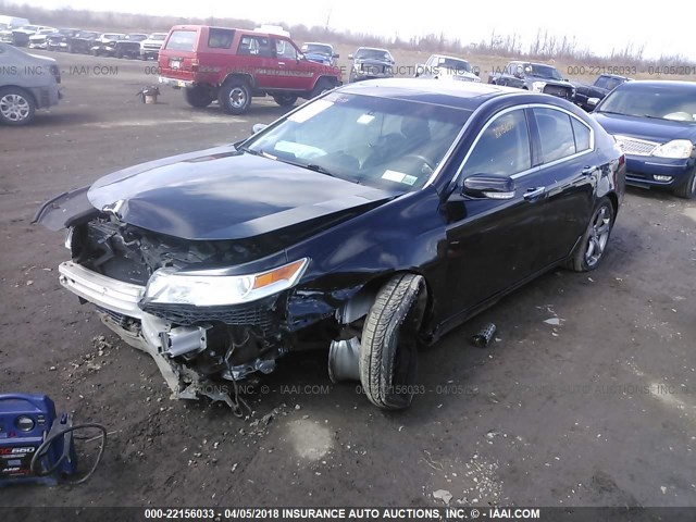 19UUA9F52AA008653 - 2010 ACURA TL BLACK photo 2