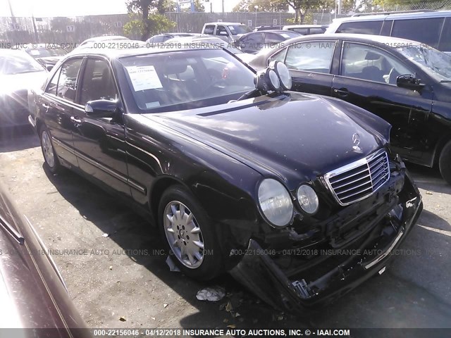 WDBJF65J81B210535 - 2001 MERCEDES-BENZ E 320 BLACK photo 1