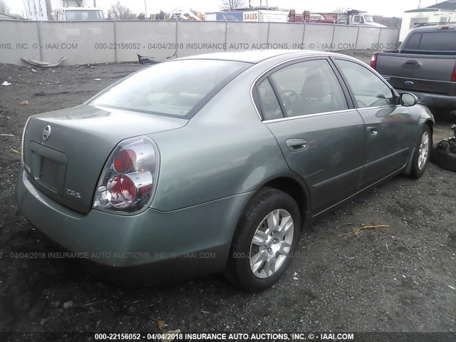 1N4AL11D65C239390 - 2005 NISSAN ALTIMA S/SL GREEN photo 4