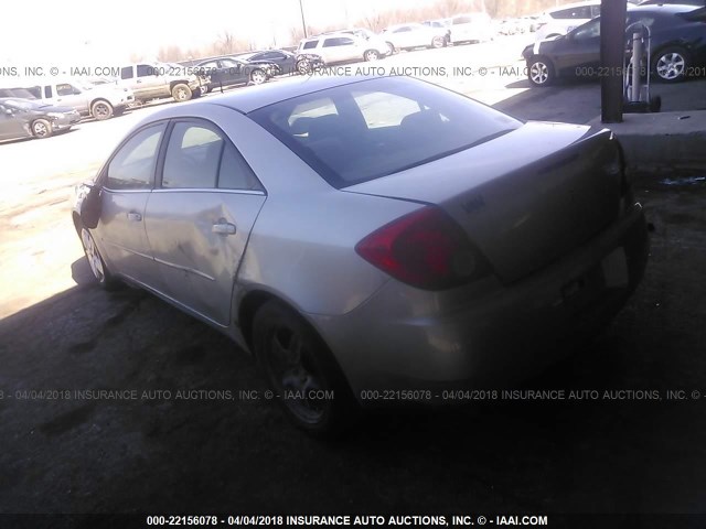 1G2ZG57B484193673 - 2008 PONTIAC G6 SE SILVER photo 3