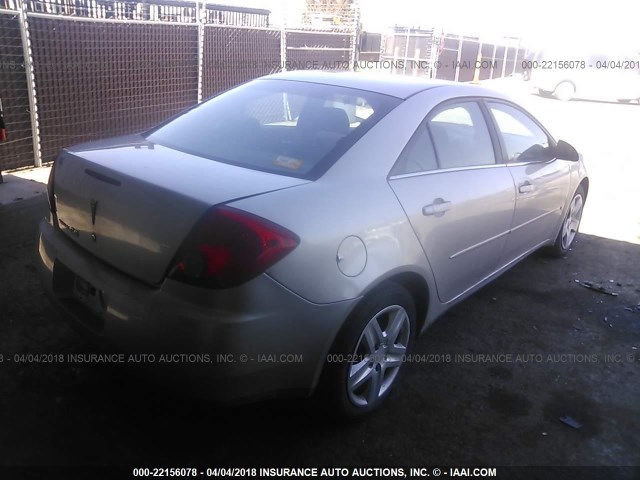 1G2ZG57B484193673 - 2008 PONTIAC G6 SE SILVER photo 4