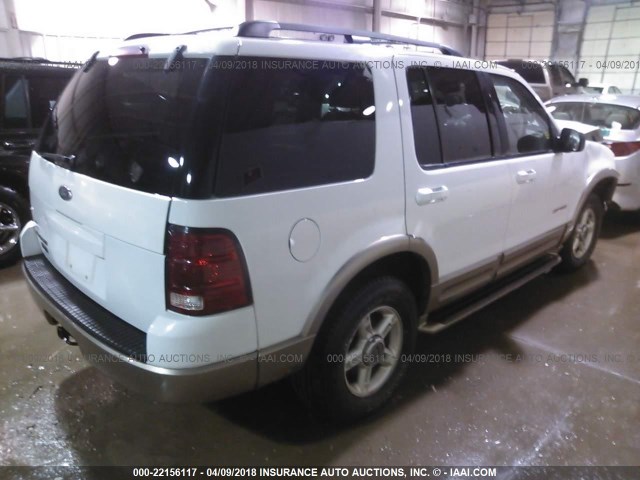 1FMZU74K22ZC66677 - 2002 FORD EXPLORER EDDIE BAUER WHITE photo 4