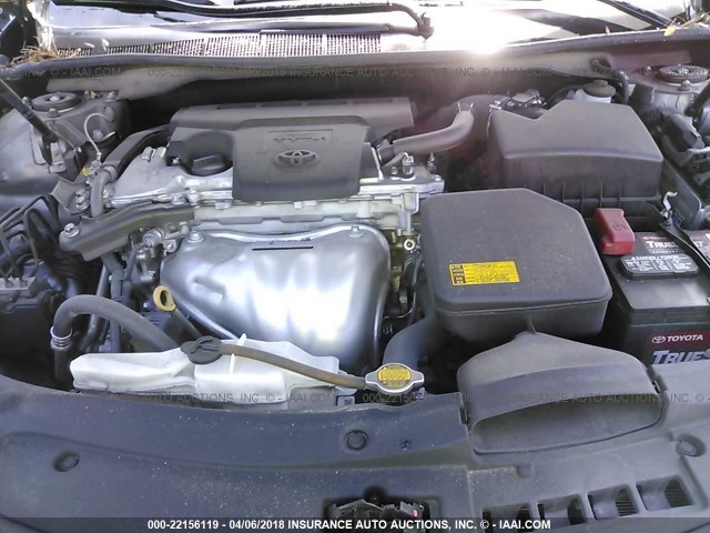 4T1BF1FK3EU804262 - 2014 TOYOTA CAMRY L/SE/LE/XLE 灰色 照片 10