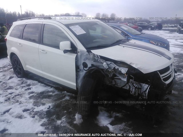 3C4PDDEG0DT518683 - 2013 DODGE JOURNEY R/T WHITE photo 1